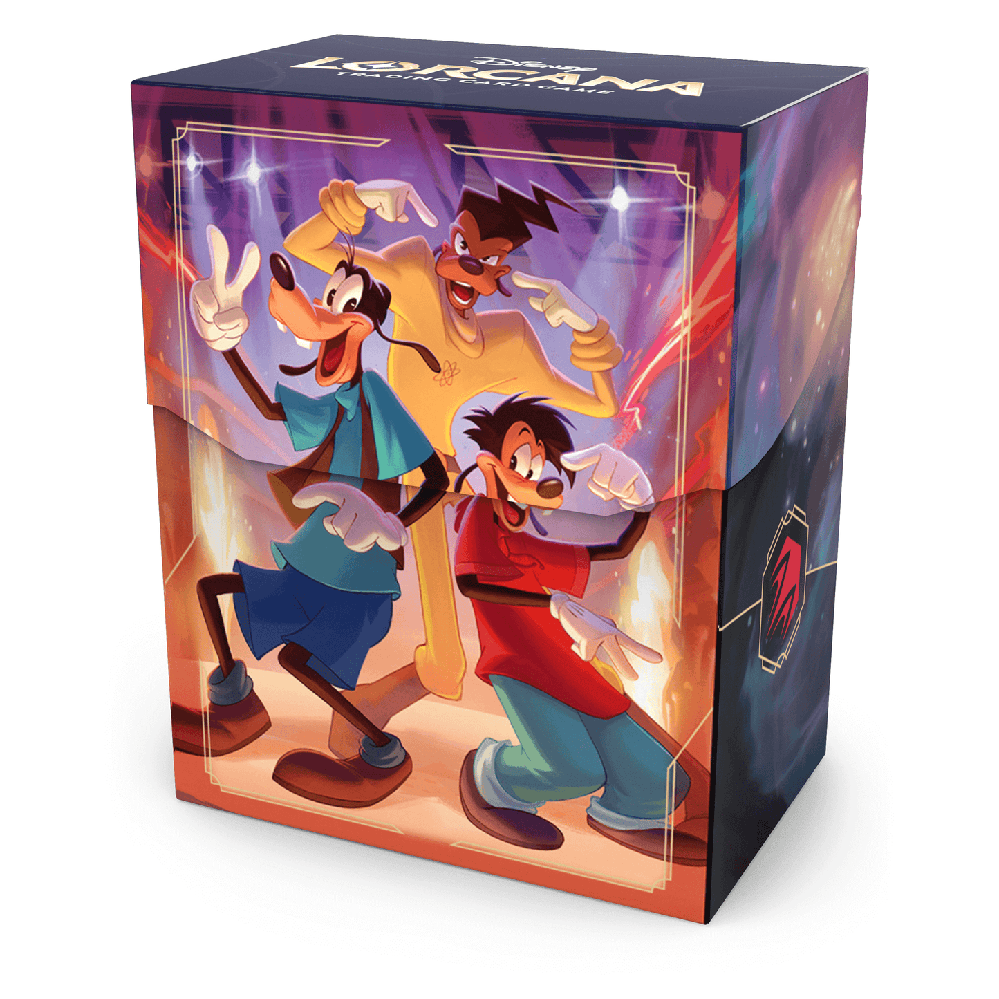 Disney Lorcana - Mythen Deckbox Goofy - Produktansicht Inhalt