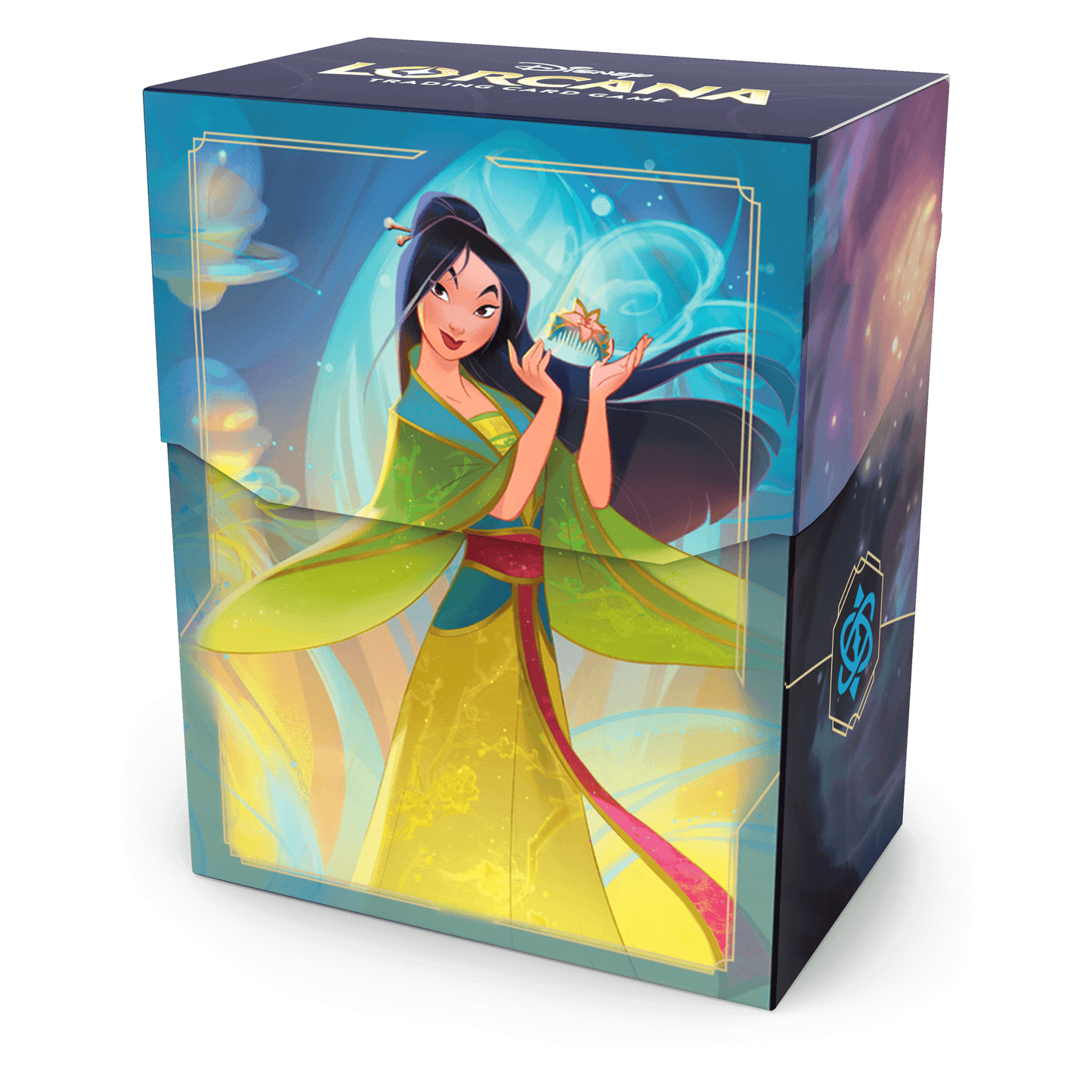Disney Lorcana - Mythen Deckbox Mulan - Produktansicht Inhalt
