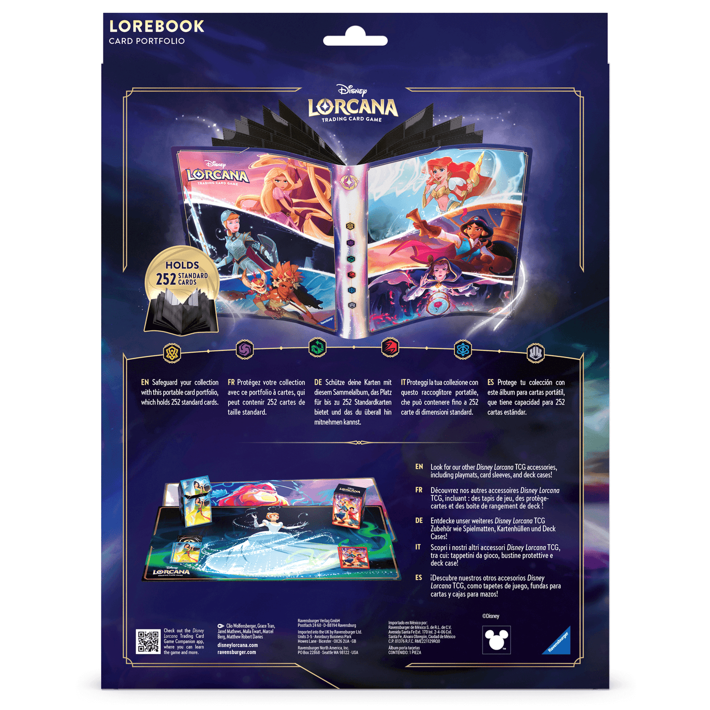 Disney Lorcana - Mythen Sammelalbum - Produktansicht hinten