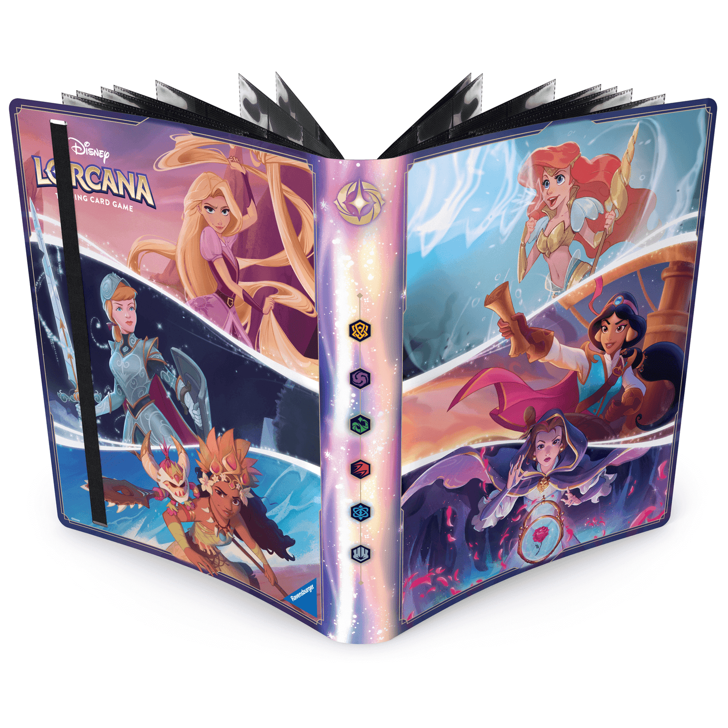 Disney Lorcana - Mythen Sammelalbum - Produktansicht Inhalt offen