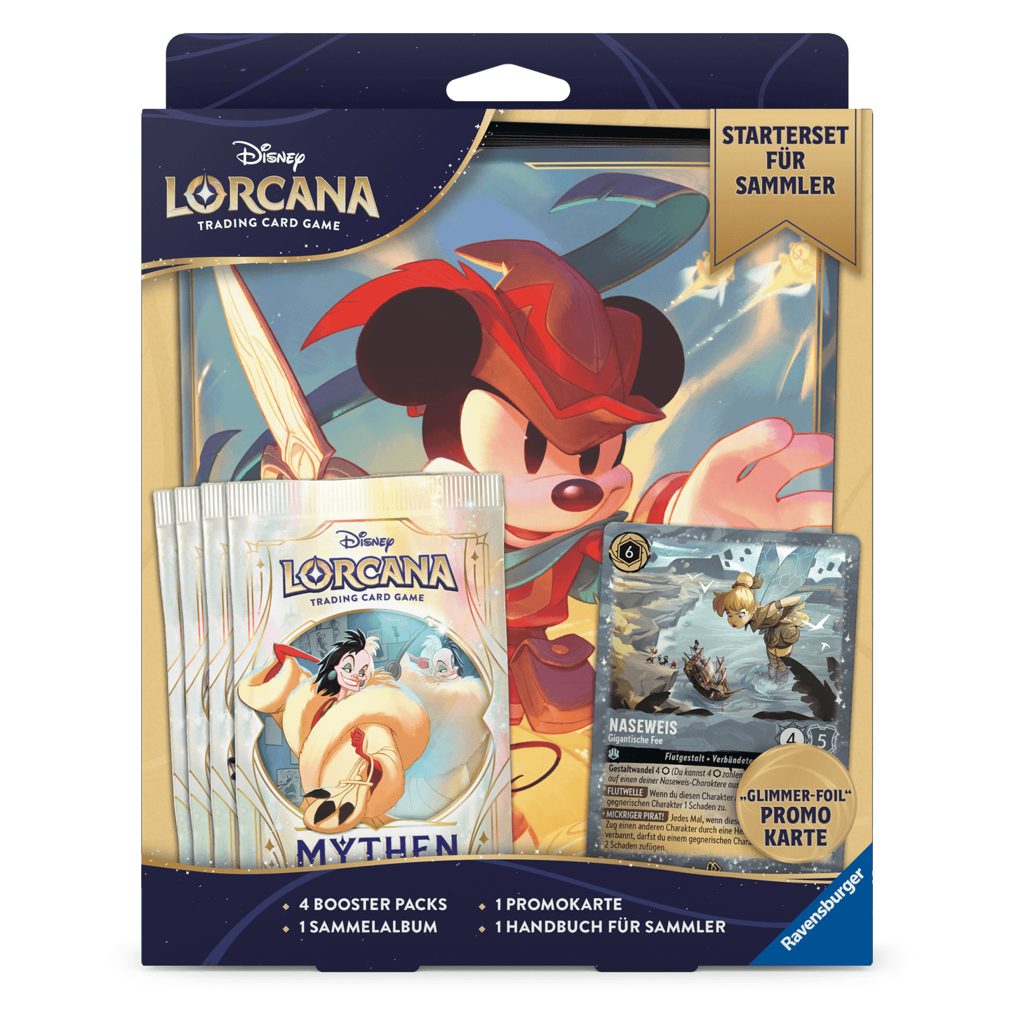 Disney Lorcana - Mythen Sammler Starterset DE - Produktansicht vorne