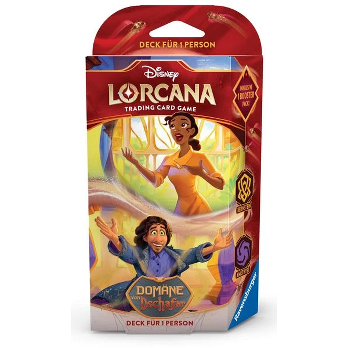 Disney Lorcana Domaene von Dschafar Bernstein und Amethyst deutsch - Produktansicht vorne