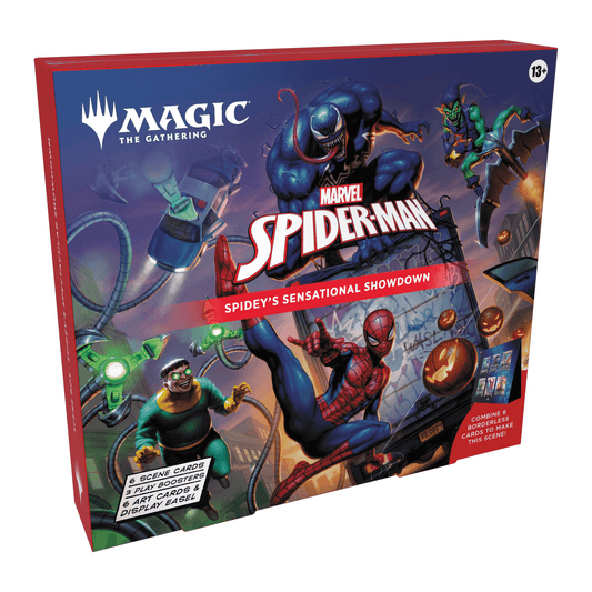 Magic The Gathering - Marvel Spider-Man Scene Box EN - Produktansicht front