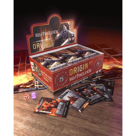 Bluthelden Origin Booster Display EN Produktansicht
