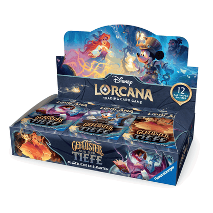 Disney Lorcana - Geflüster aus der Tiefe - Display mit 24 Booster Packs DE Produktbild