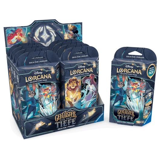 Disney Lorcana - Geflüster aus der Tiefe - Starter Deck 2er Bundle DE