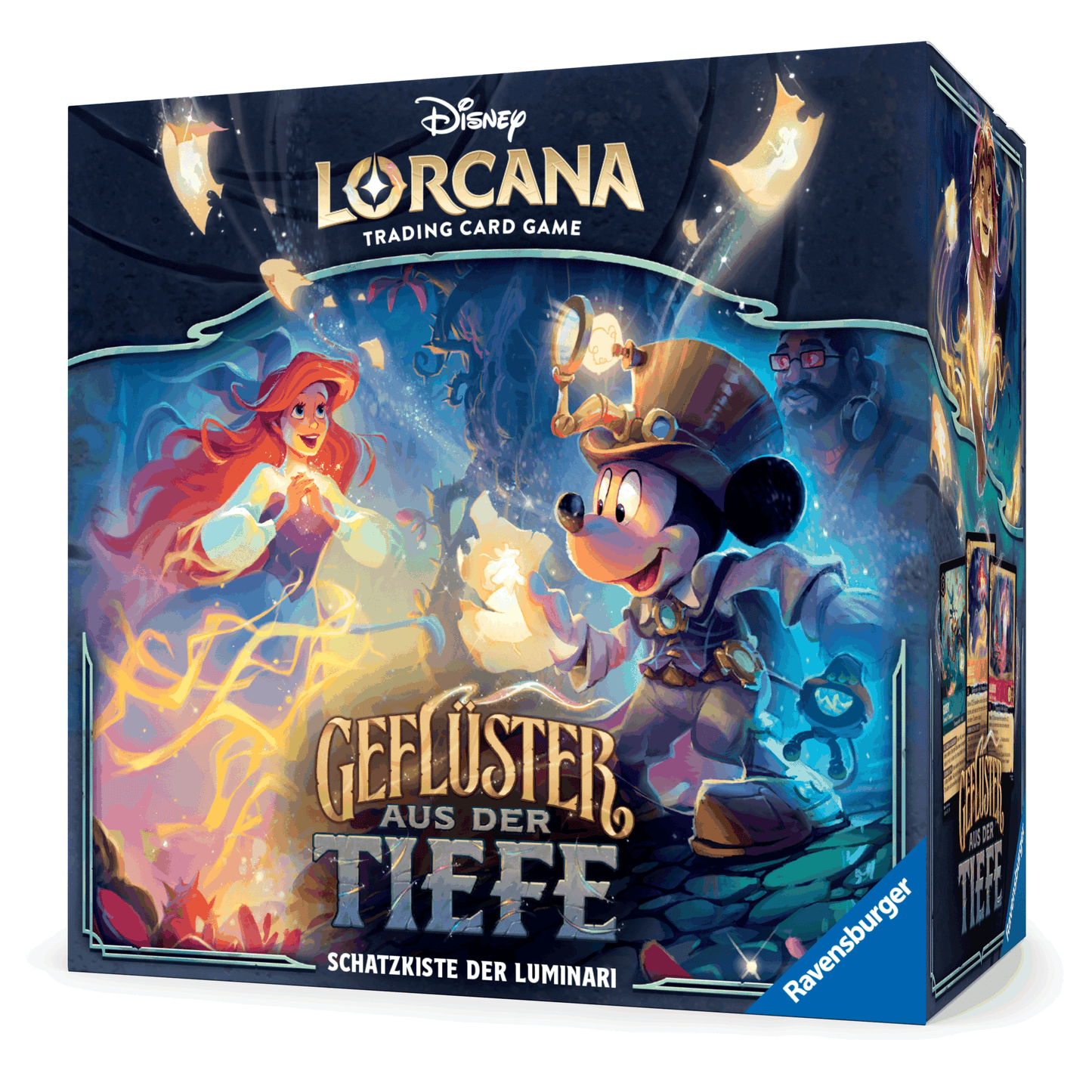 Disney Lorcana - Geflüster aus der Tiefe - Schatzkiste der Luminari DE Produktbild