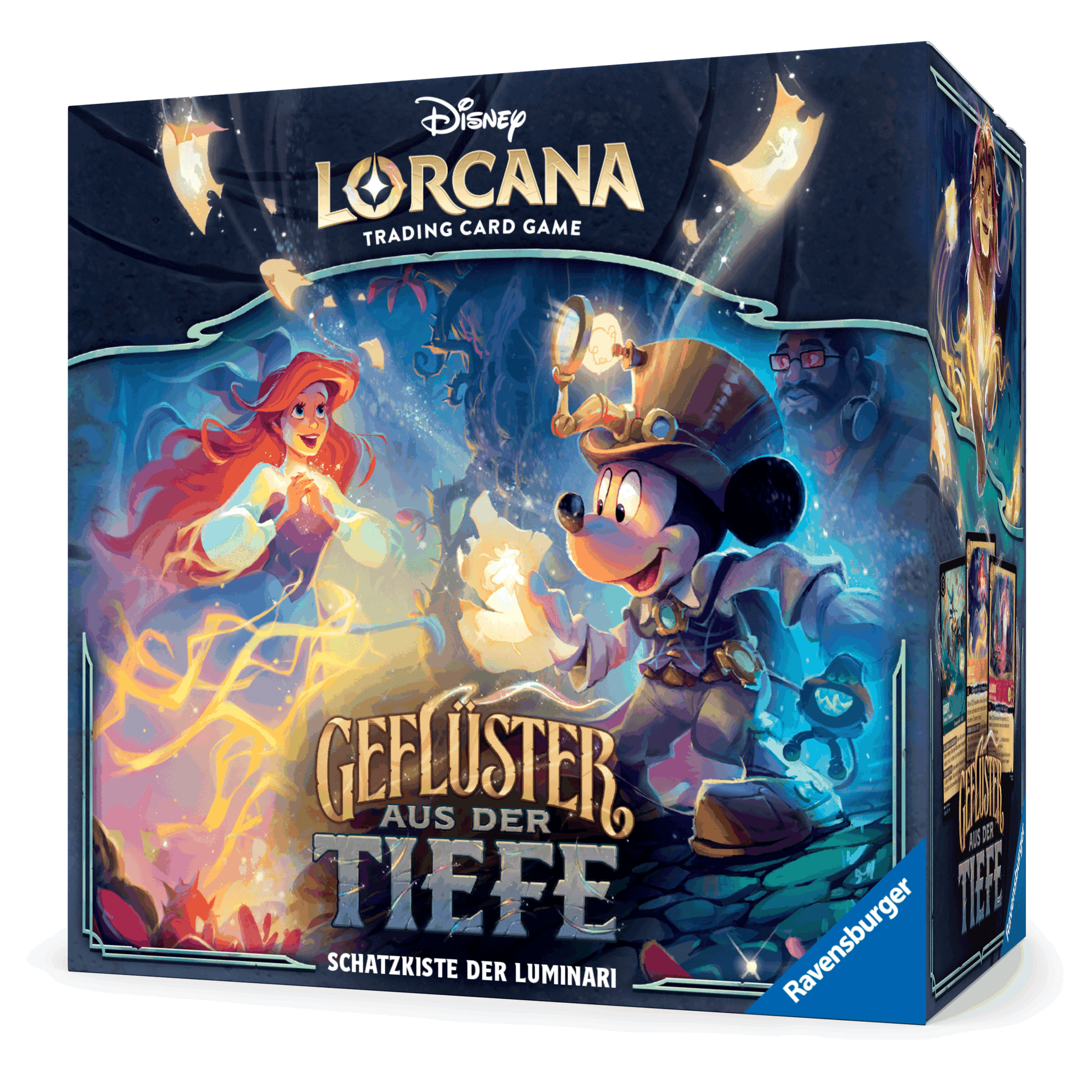Disney Lorcana - Geflüster aus der Tiefe - Schatzkiste der Luminari DE Produktbild