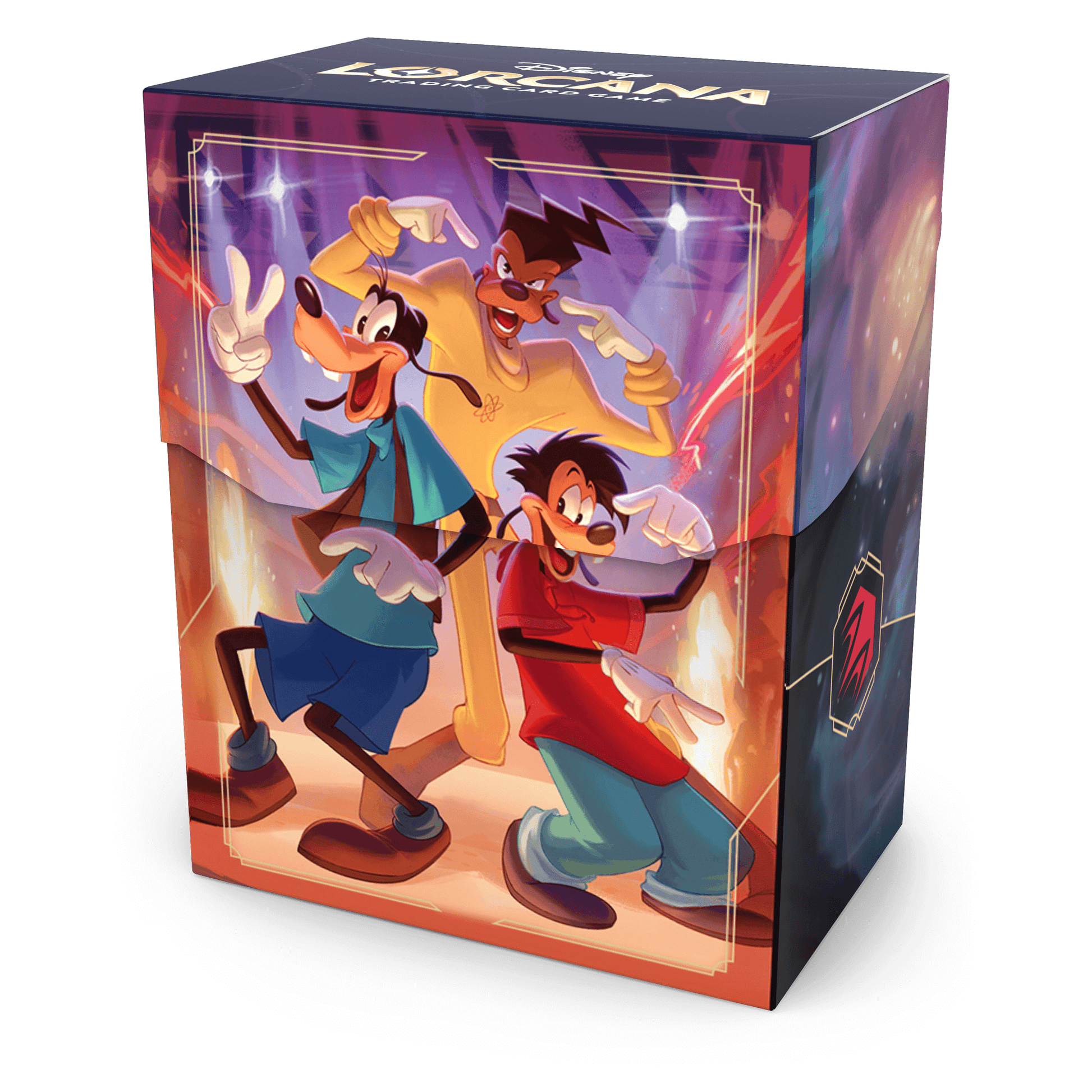 Disney Lorcana - Mythen Deckbox Goofy - Produktansicht Inhalt