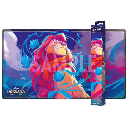 Disney Lorcana Set 9 Mythen Spielmatte Mufasa