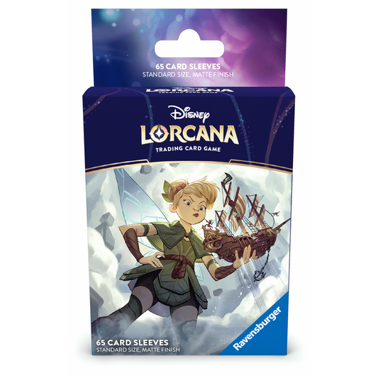 Disney Lorcana Set 8 Domäne von Dschafar Kartenhüllen Tinker Bell Giant Fairy - Produktansicht vorne