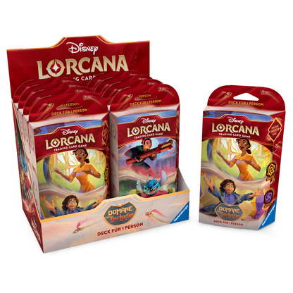 Disney Lorcana Domäne von Dschafar Starterdeck 2er Bundle DE - Produktansicht front