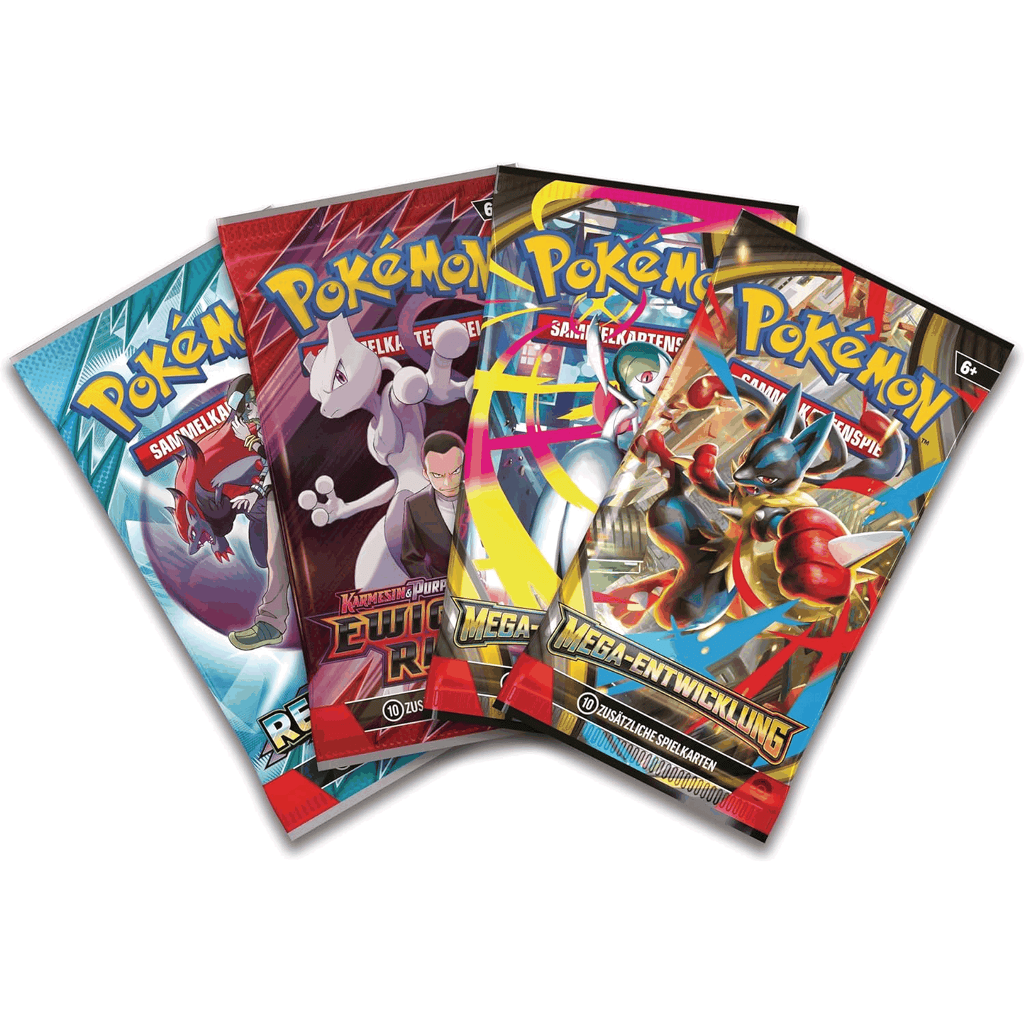 Pokemon Mega-Latias Kollektion DE Produktbild mit Booster