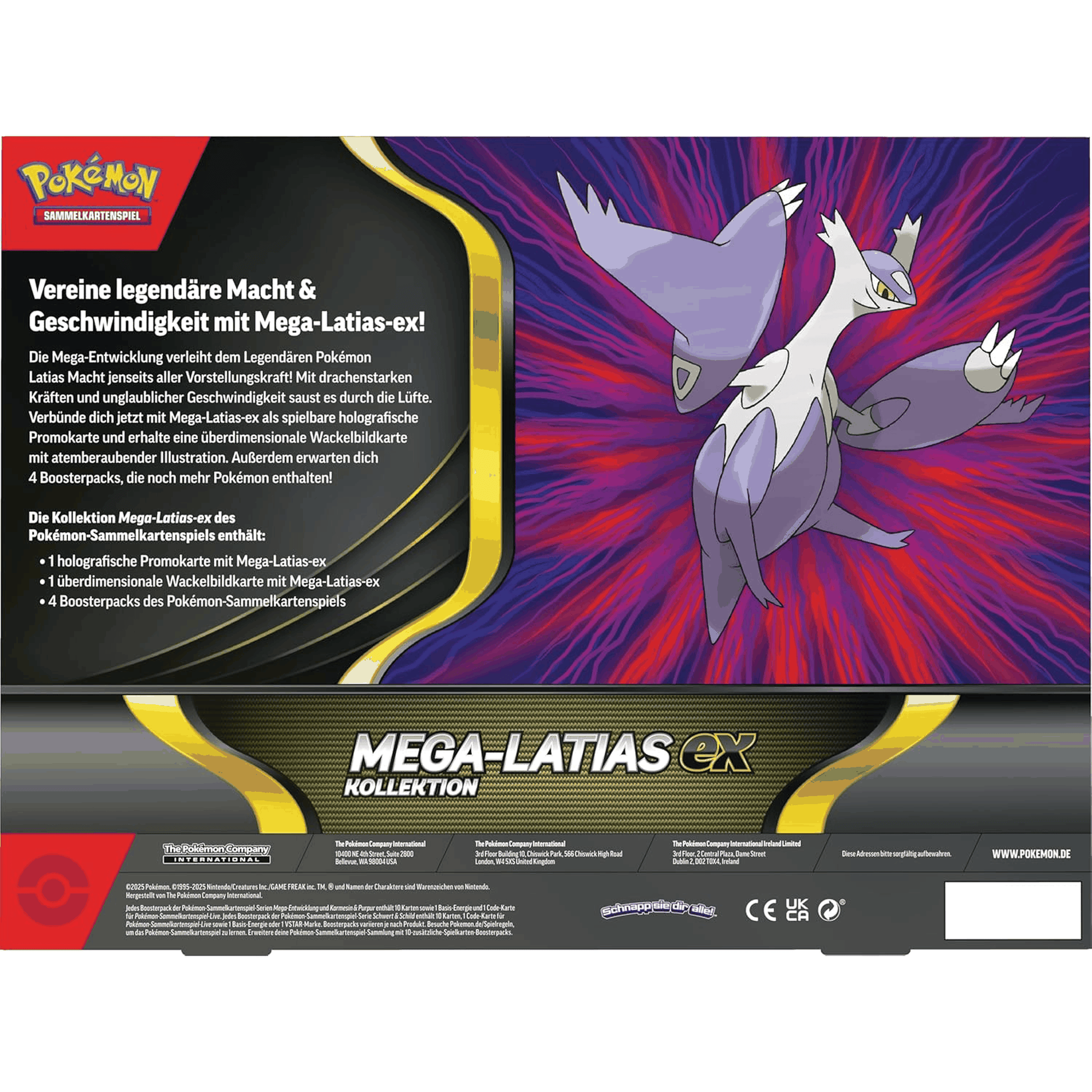 Pokemon Mega-Latias Kollektion DE Produktbild back