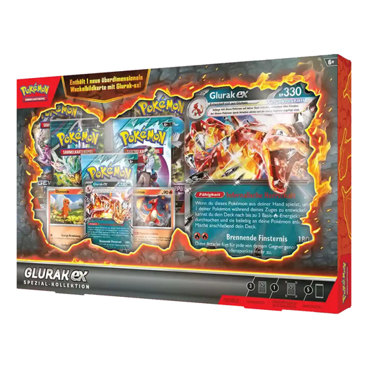 Pokemon Glurak ex Spezial Kollektion deutsch - Produktansicht front