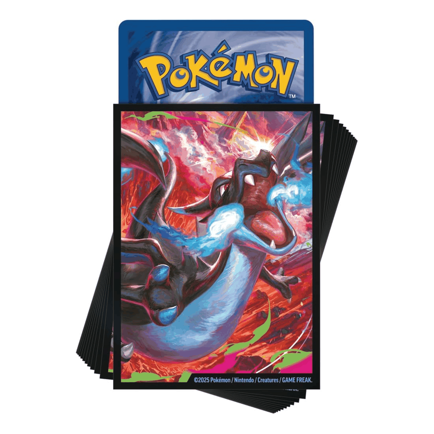 Pokemon Mega-Glurak X Ultra-Premium Kollektion DE Produktansicht Sleeves